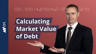 Calculating Market Value of Debt [upl. by Nalda]