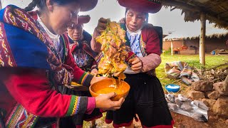 8000 YEAROLD BARBECUE STYLE  Ancient Inca Food in Peru [upl. by Edbert190]