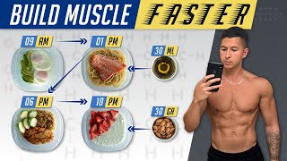 The Best Meal Plan To Build Muscle Faster EAT LIKE THIS [upl. by Alletnahs236]