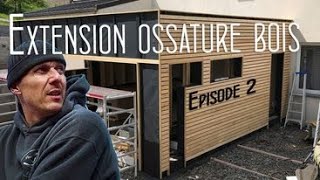 construire son extension ossature bois2 [upl. by Nahgeam]