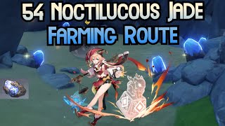 Efficient Noctilucous Jade Farming Routes  Genshin Impact [upl. by Ayana]