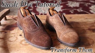 HOW TO DYE SUEDE SHOES DIY TUTORIAL amp 3 HELPFUL TIPS TO HELP YOU DO IT RIGHT [upl. by Kennett]