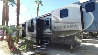 Front Kitchen Fifthwheel Walkthrough Montana 3820FK [upl. by Tod659]