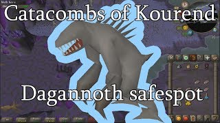 OSRS Catacombs of Kourend Dagannoth Safespot [upl. by Ycnej]