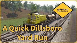 A Quick Dillsboro Yard Run [upl. by Wadlinger683]