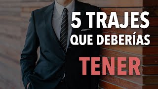 5 TRAJES que todo hombre DEBE tener [upl. by Utica]