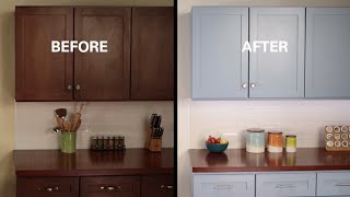 KILZ® How To Refinish Kitchen Cabinets [upl. by Fernanda2]