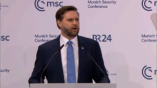 Vice President JD Vance Delivers Remarks at the Munich Security Conference [upl. by Werda]