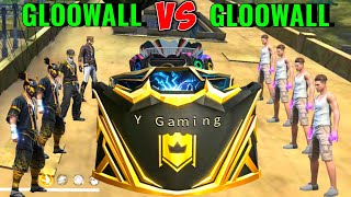 Gloowall vs Gloowall Fight On Factory Roof 👿 NOOB ADAM vs PRO PLAYER ⚡ Gloowall Skin Fight Free Fire [upl. by Htrap]