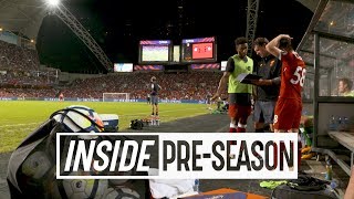 Inside PreSeason Liverpool 21 Leicester  HONG KONG TUNNEL CAM [upl. by Roe]