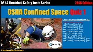 OSHA Confined Space Quiz 16 Questions With Fully Answers [upl. by Wallford184]