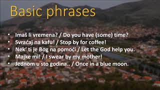 How To Speak Bosnian Basic Phrases [upl. by Garrick]