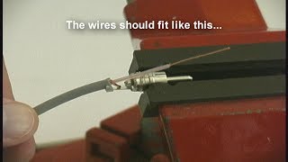 Technical Training How to Solder an RCA Connector the Basics [upl. by Leontina]