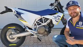 Husqvarna 701 Supermoto Review [upl. by Wettam]