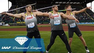 The 8 furthest javelin throws in IAAF Diamond League history [upl. by Amlas307]