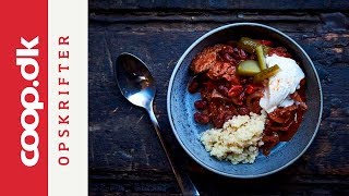 Hurtig chili con carne  Claus Holm [upl. by Godewyn]