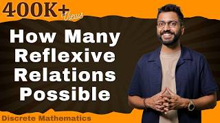 L23 How Many Reflexive Relations Possible  Discrete Mathematics Formulas [upl. by Eldwen11]