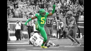 Kayvon Thibodeaux  2019 Oregon DE Highlights [upl. by Nelrsa]