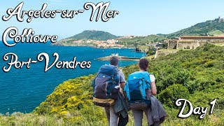 Great Mediterranean Coast Hike in Occitanie France  Day 1 ArgelèssurMer Collioure PortVendres [upl. by Niriam]