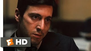 The Godfather 39 Movie CLIP  Killing Sollozzo and McCluskey 1972 HD [upl. by Somerset]