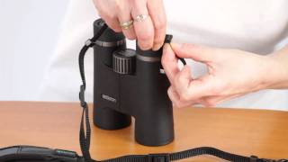 How to attach a Binocular Strap [upl. by Enaitsirk]