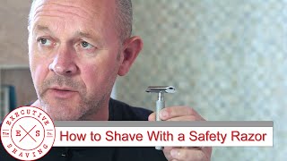 Tutorial Learn How To Shave With a Safety Razor [upl. by Acie]