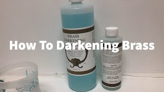 How To Darkening Brass [upl. by Nal]