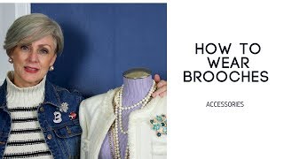 how to wear brooches [upl. by Silevi]