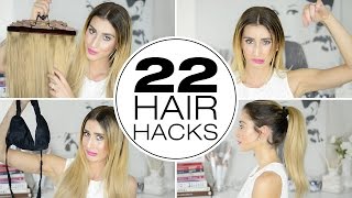 22 Hair Hacks For Thick Hair [upl. by Sonny]