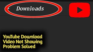 Fix YouTube Downloaded Videos Not Showing Problem Solved [upl. by Eirual]