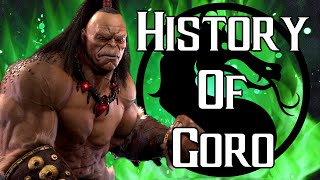 History Of Goro Mortal Kombat 11 REMASTERED [upl. by Sucerdor]