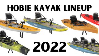 2022 Hobie Pedal Drive Fishing Kayak Line Up Overview [upl. by Ovida]