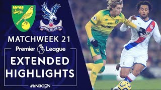 Norwich v Crystal Palace  PREMIER LEAGUE HIGHLIGHTS  1120  NBC Sports [upl. by Nnairrek627]