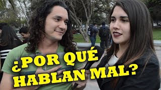 ¿LOS CHILENOS HABLAN MAL ENTREVISTAS EN SANTIAGO DE CHILE PARTE 1 [upl. by Cranston]