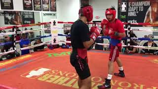 Ryan Garcia vs Rolando Romero sparring highlights [upl. by Elin]