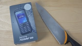 Samsung Xcover 550  Unboxing 4K [upl. by Haiasi]