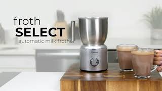 Capresso froth Select  Automatic Milk Frother [upl. by Nairrad]