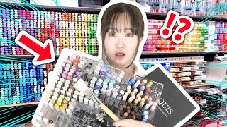 BUYING EVERYTHING at COPIC MARKER ART STORE [upl. by Georgianne]