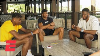 Bubble brothers Getting to know the Antetokounmpo brothers through Uno  ESPN [upl. by Jenkins]