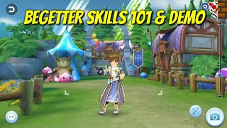 Ragnarok Mobile Begetter Skills 101  Demo [upl. by Jamill]