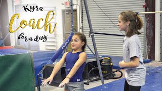 Gymnastics Coach For A Day Kyra SGG [upl. by Atinreb]