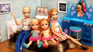 House Redecorating  Elsa and Anna toddlers  family pictures  new furniture  photos [upl. by Eerihs933]