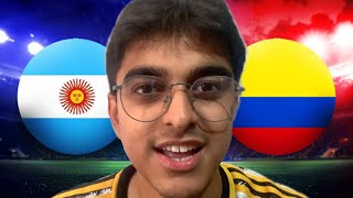 ARGENTINA VS COLOMBIA  COPA AMERICA FINAL LIVE REACTION [upl. by Doowrehs68]