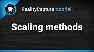 RealityCapture tutorial Scaling methods [upl. by Weatherley]