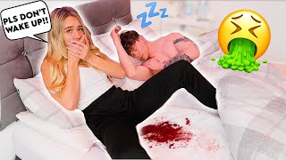 PERIOD PRANK ON BOYFRIEND CUTEST REACTION [upl. by Ettellocin159]