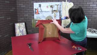 How To Upholster A Dining Room Chair Part 2 [upl. by Denzil723]