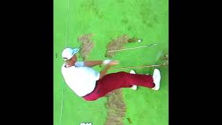 Ernie Els Golf Swing Top View [upl. by Lexerd]