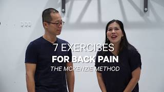 7 Exercises for Back Pain Using the McKenzie Method [upl. by Ardnaed]