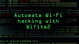 Automate WiFi Hacking with Wifite2 in Kali Linux Tutorial [upl. by Yuri]