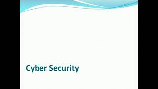 PPT on Cyber Security [upl. by Minette17]